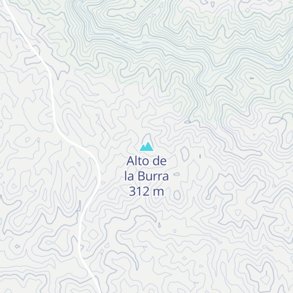 Map of Alto de la Burra