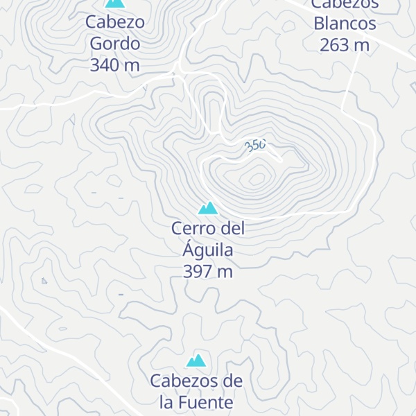 Map of Cerro del Águila