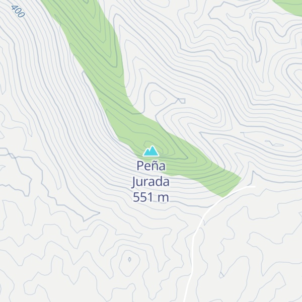 Map of Peña Jurada