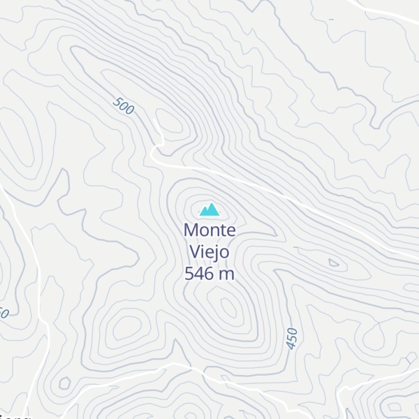 Map of Monte Viejo