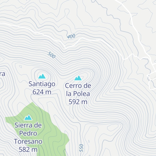 Map of Cerro de la Polea