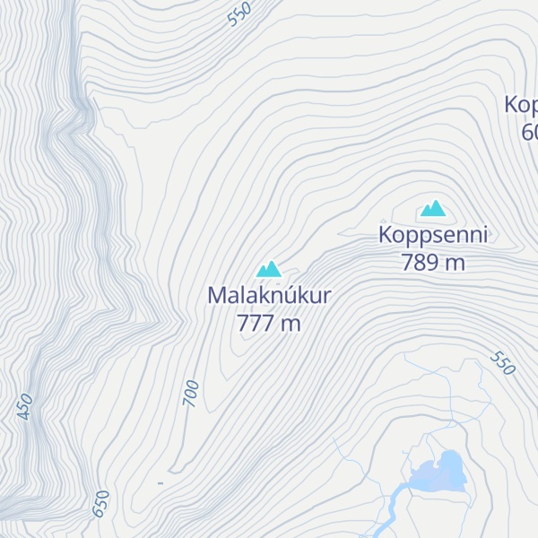 Map of Malaknúkur