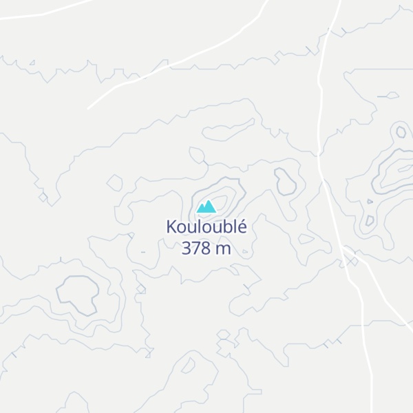 Map of Kouloublé
