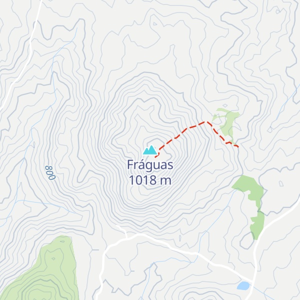 Map of Fráguas