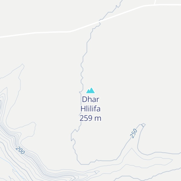 Map of Dhar Hlilifa