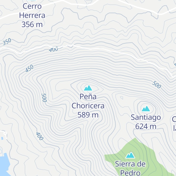 Map of Peña Choricera