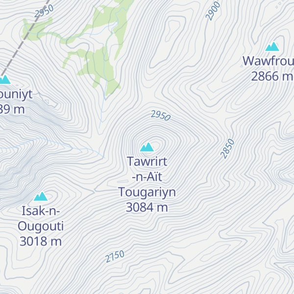 Map of Tawrirt -n-Aït Tougariyn