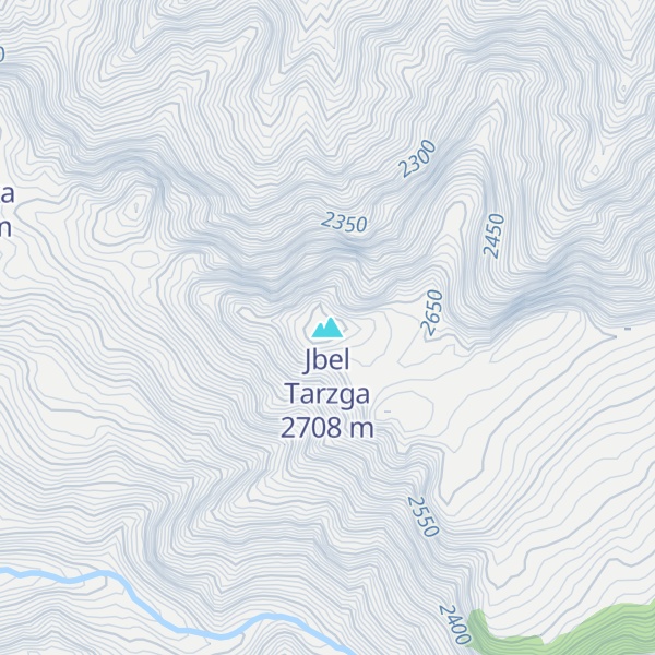Map of Jbel Tarzga