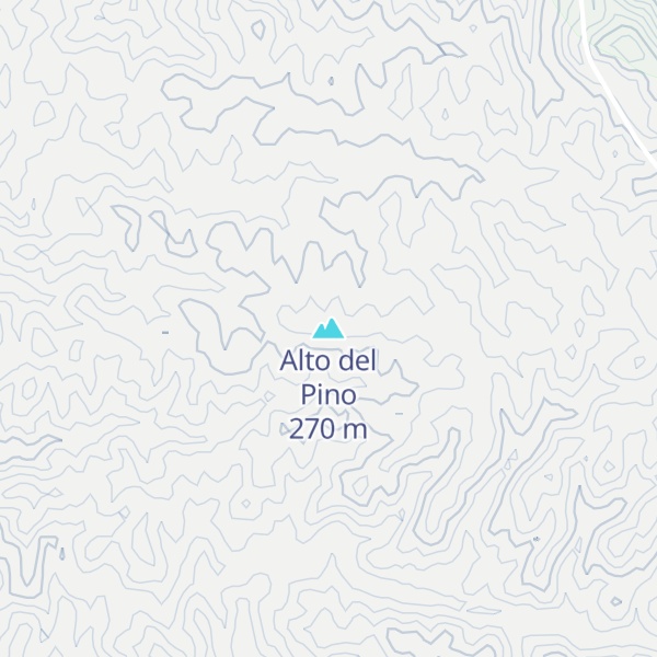 Map of Alto del Pino