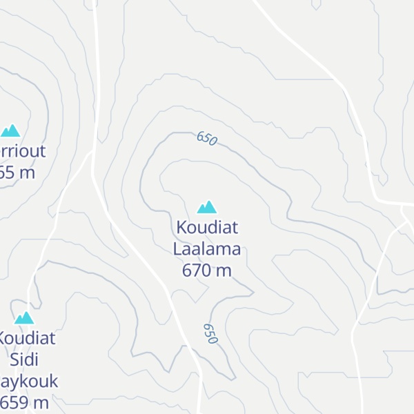 Map of Koudiat Laalama