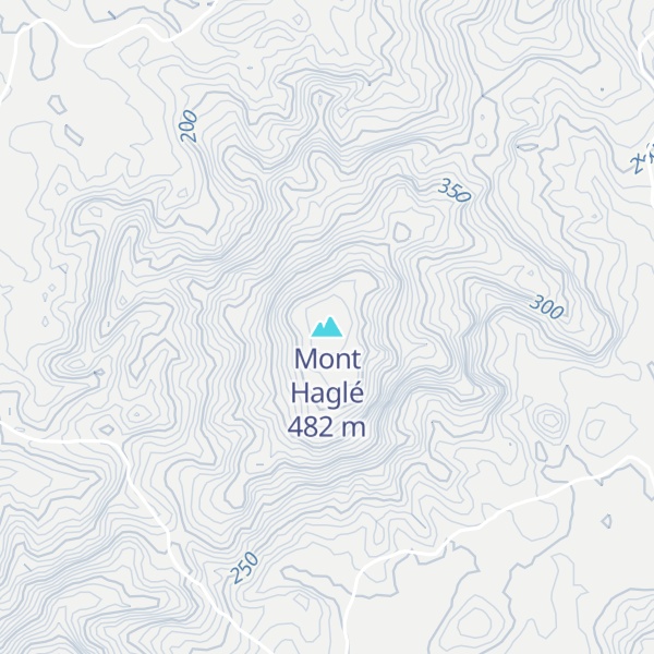 Map of Mont Haglé