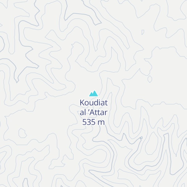 Map of Koudiat al ’Attar