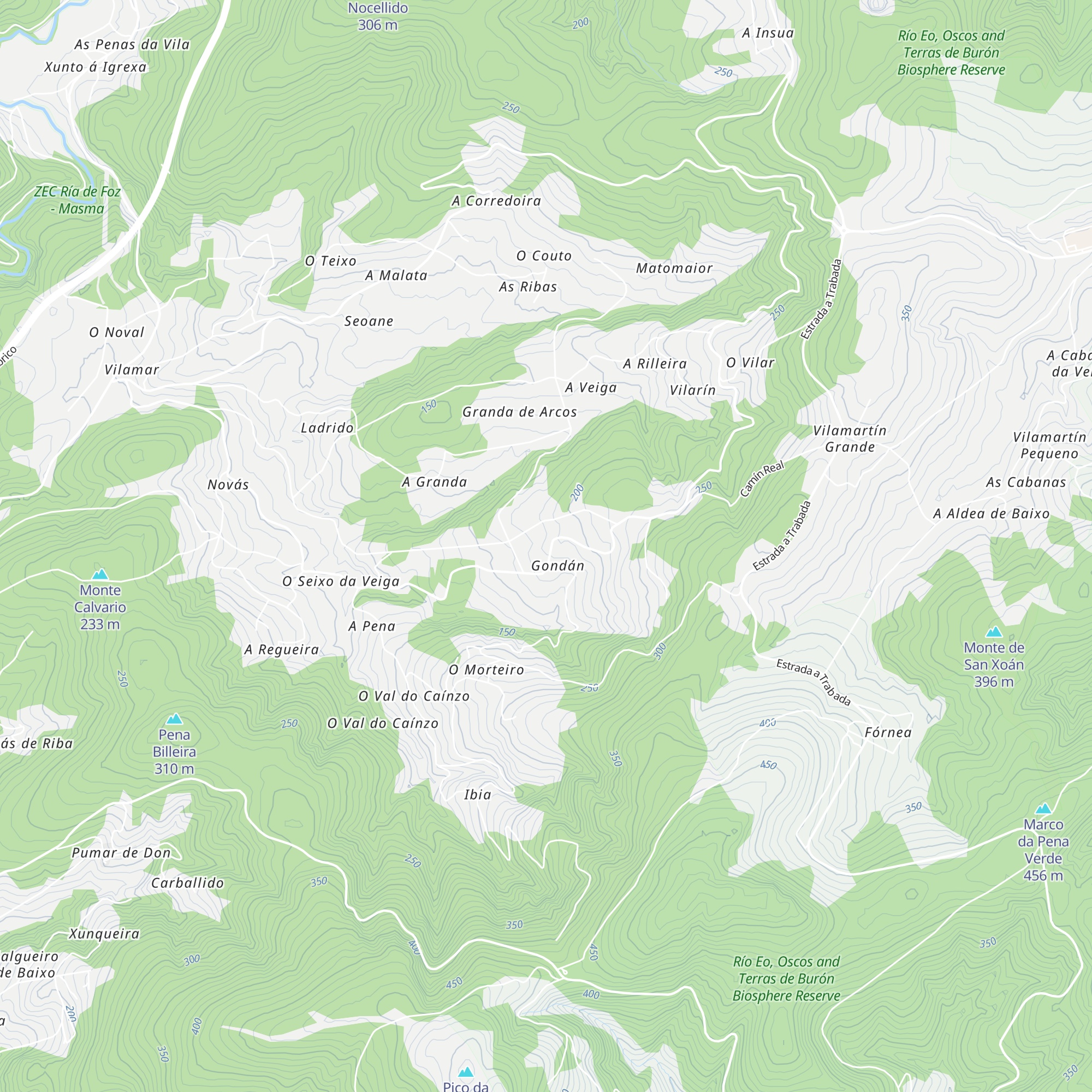 Refugio de Peregrinos map