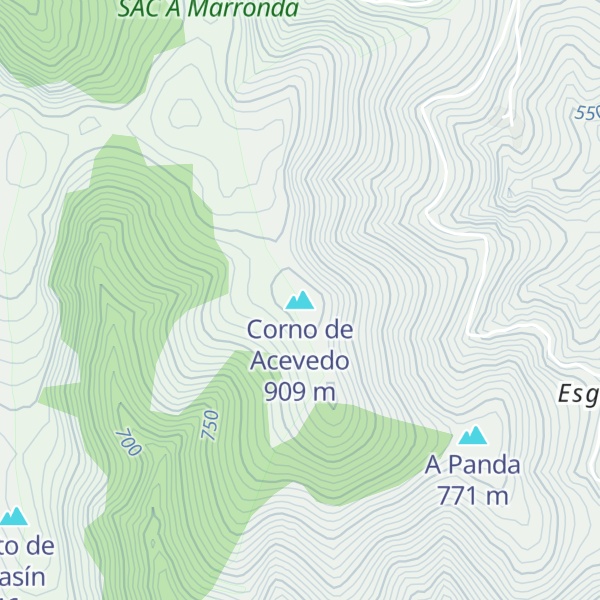 Map of Corno de Acevedo