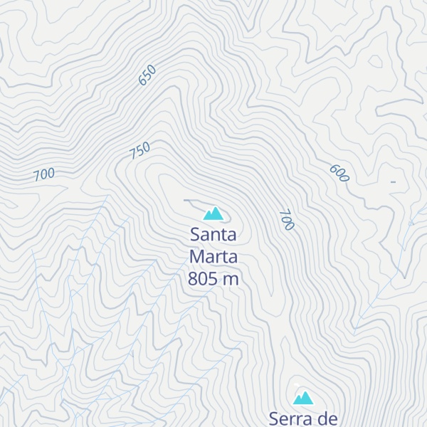 Map of Santa Marta
