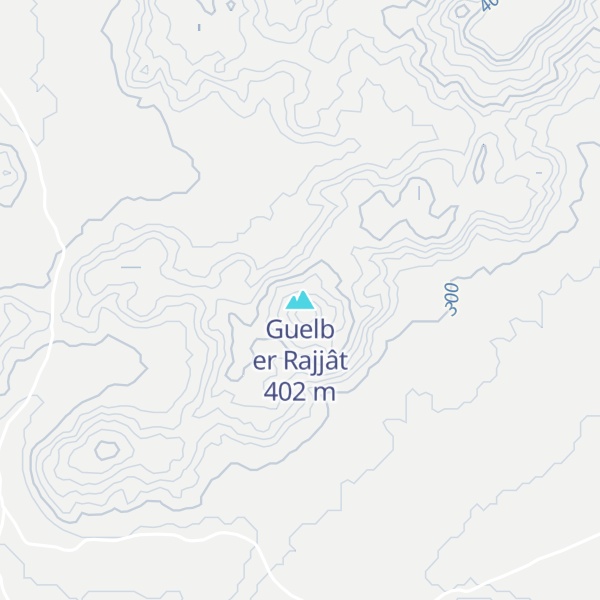 Map of Guelb er Rajjât