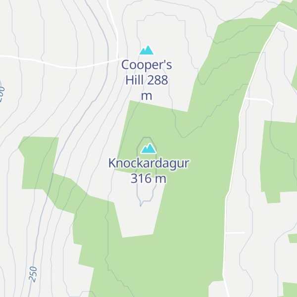 Map of Knockardagur