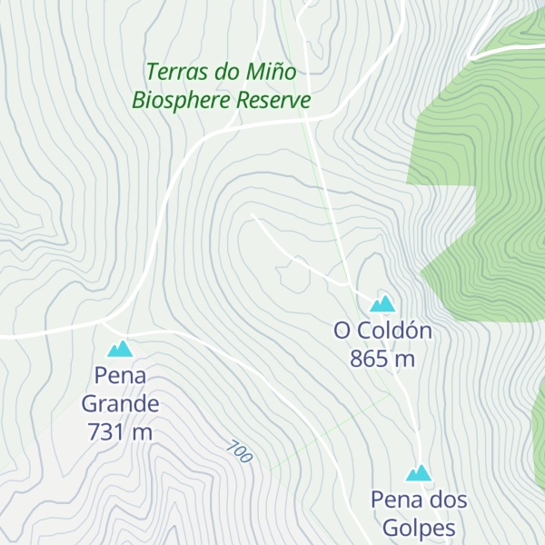 Map of Barranco das Vacas