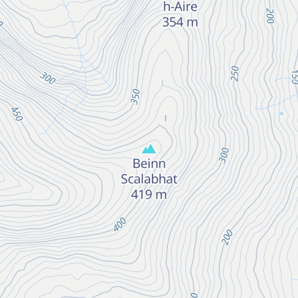 Map of Beinn Scalabhat