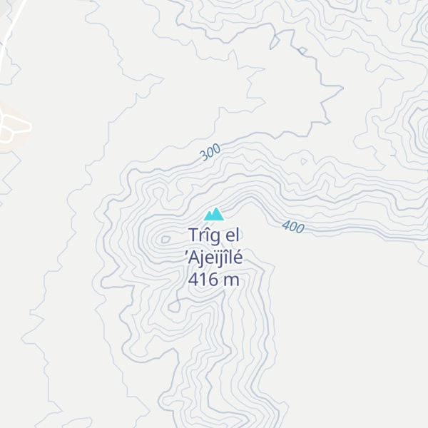 Map of Trîg el ’Ajeïjîlé