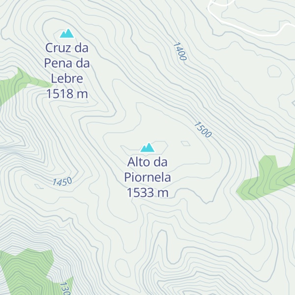 Map of Alto da Piornela
