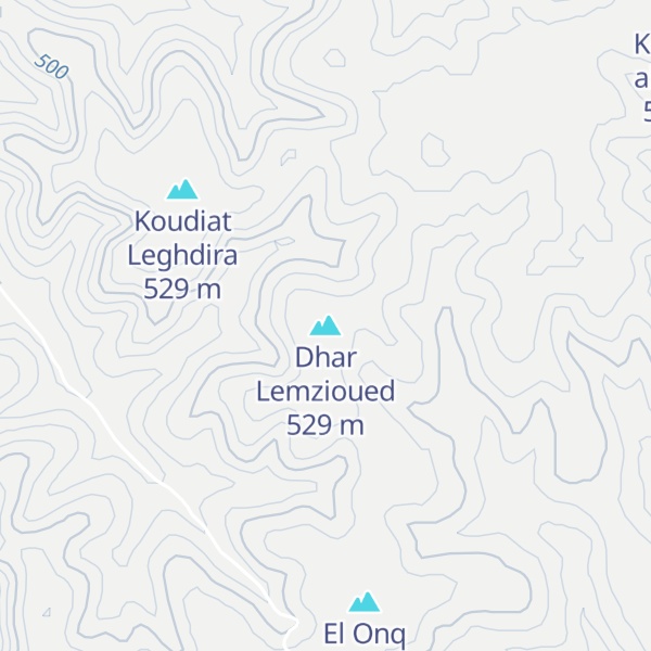 Map of Dhar Lemzioued