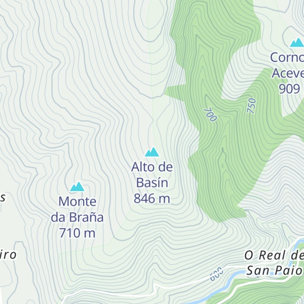 Map of Alto de Basín