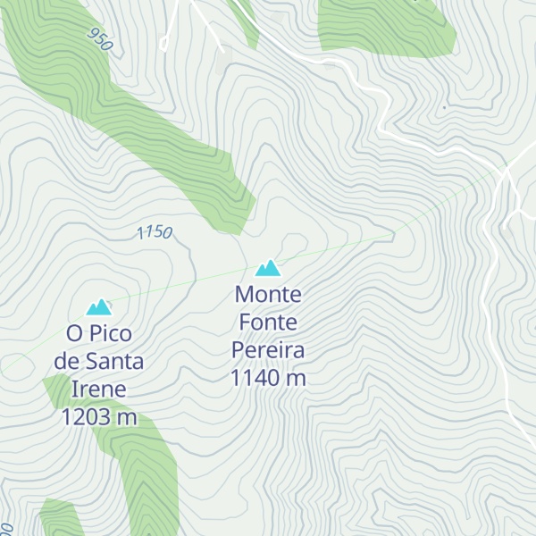 Map of Monte Fonte Pereira