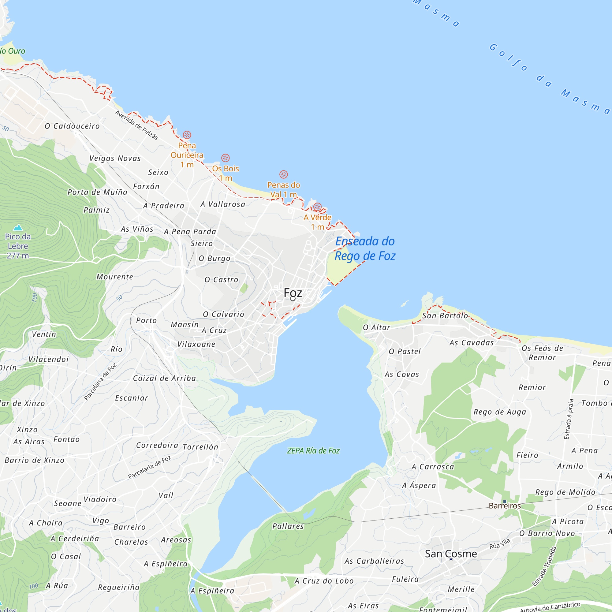 Oficina de Turismo map