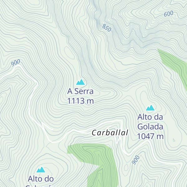 Map of Pena do Moucho