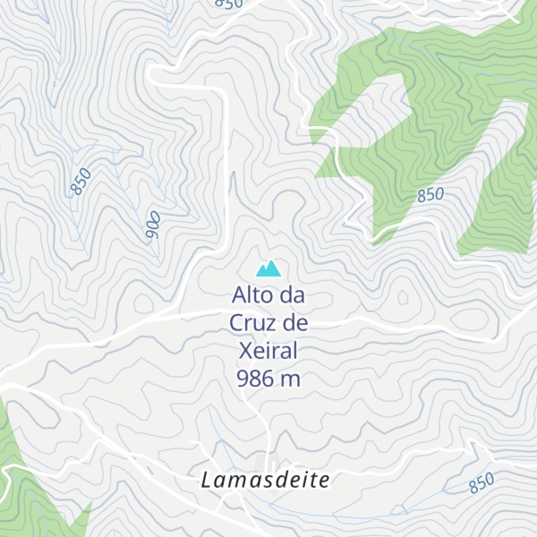 Map of Alto da Cruz de Xeiral