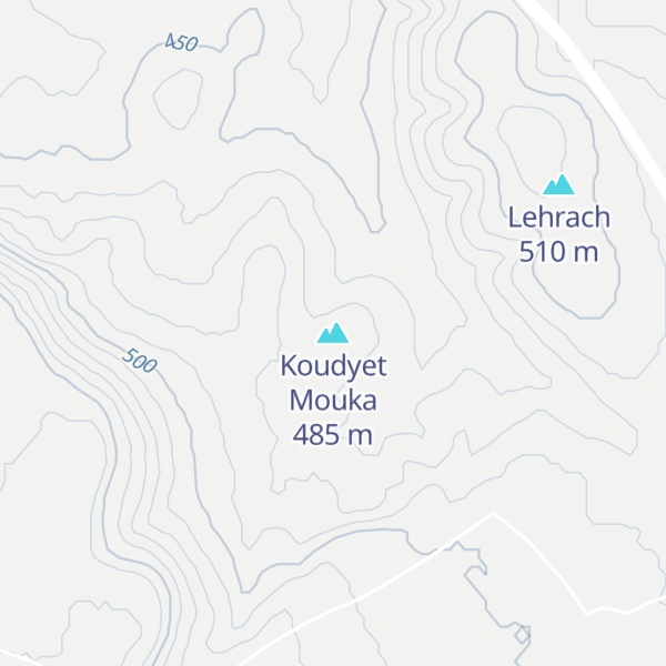 Map of Koudyet Mouka