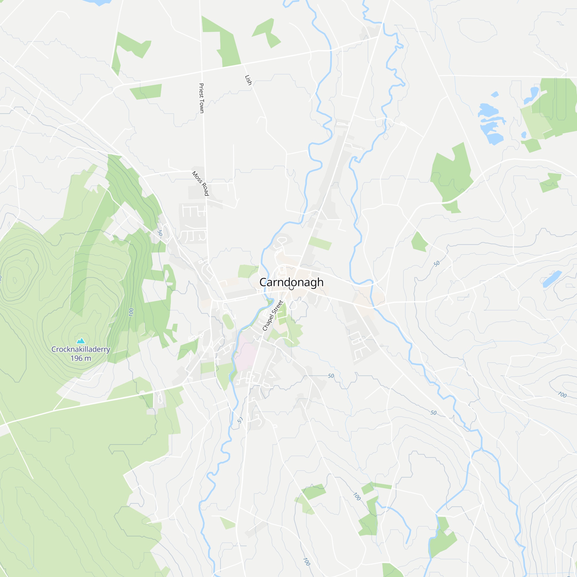 Carndonagh Tourist Office map