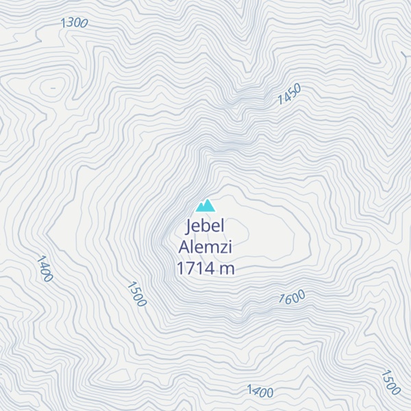 Map of Jebel Alemzi