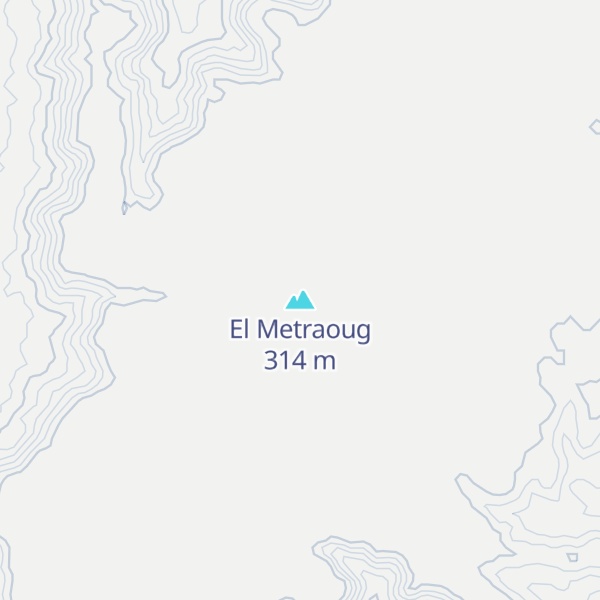 Map of El Metraoug