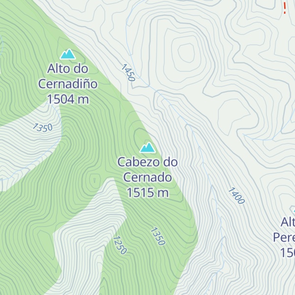 Map of Cabezo do Cernado
