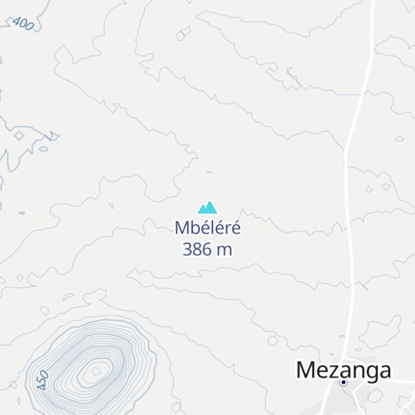 Map of Mbéléré