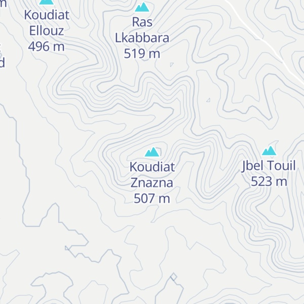 Map of Koudiat Znazna