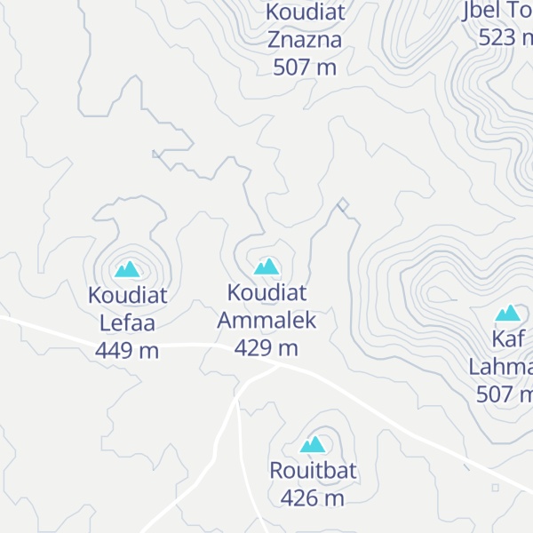 Map of Koudiat Ammalek