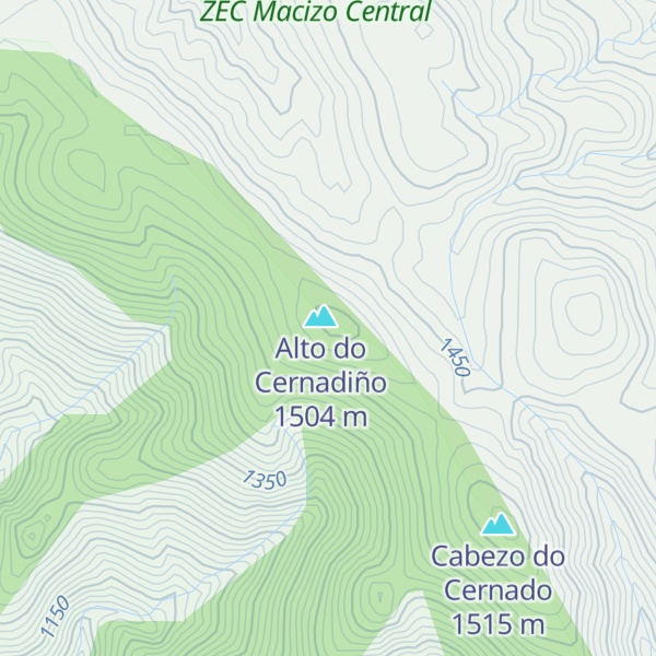 Map of Altos do Cernado