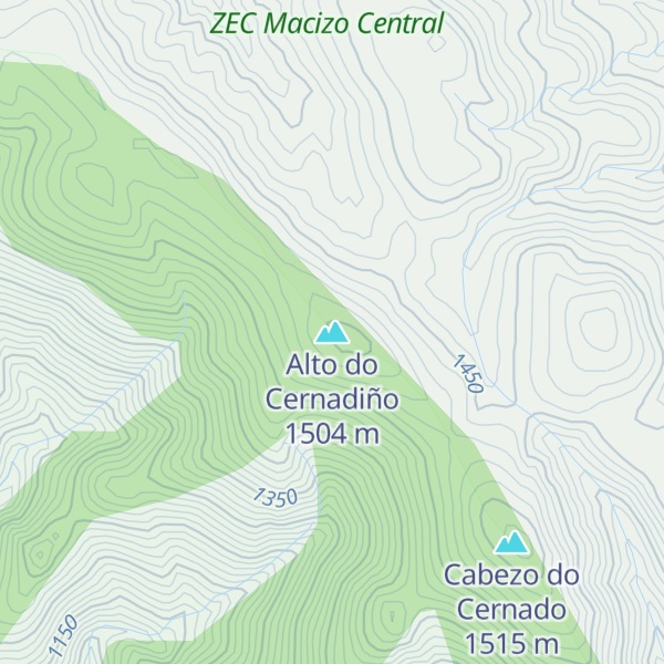 Map of Alto do Cernadiño