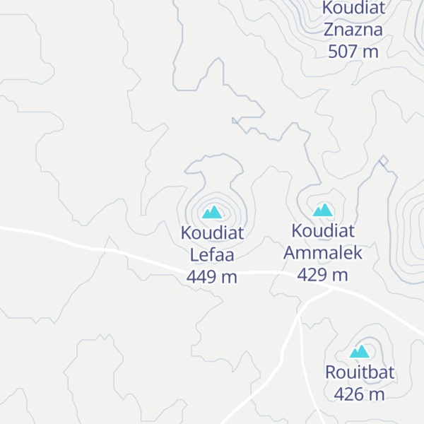 Map of Koudiat Lefaa