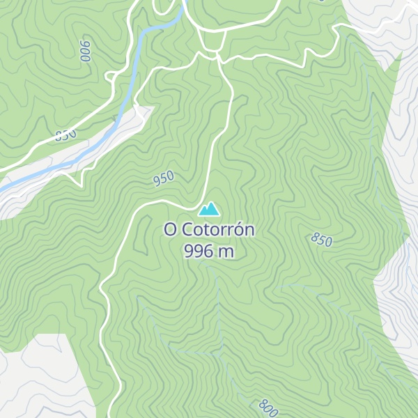 Map of O Cotorrón