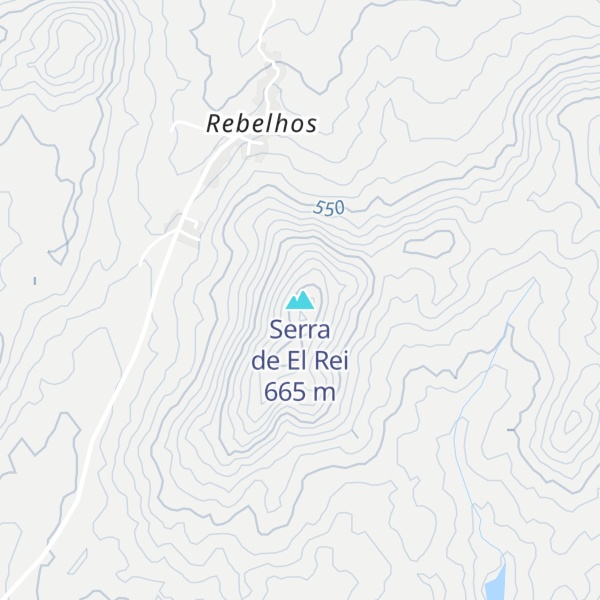 Map of Serra de El Rei