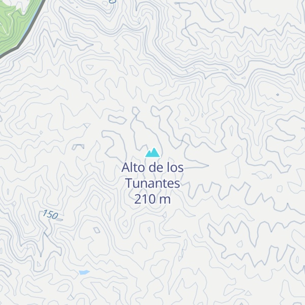 Map of Alto de los Tunantes