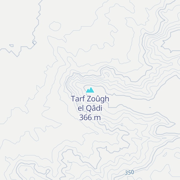 Map of Tarf Zoûgh el Qâdi