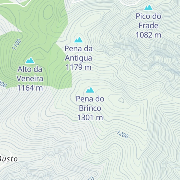 Map of Pena do Brinco