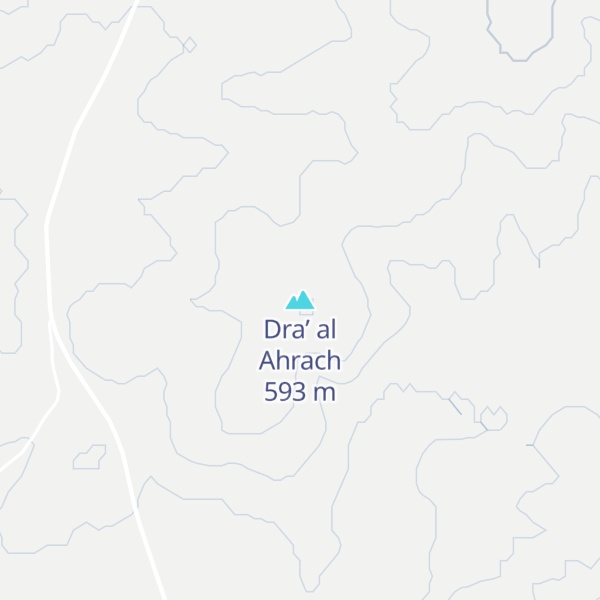 Map of Dra’ al Ahrach
