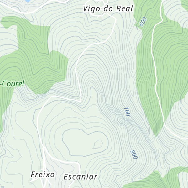 Map of Pena do Xantar