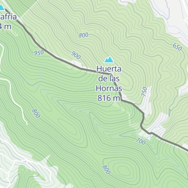 Map of Sierra de la Paja
